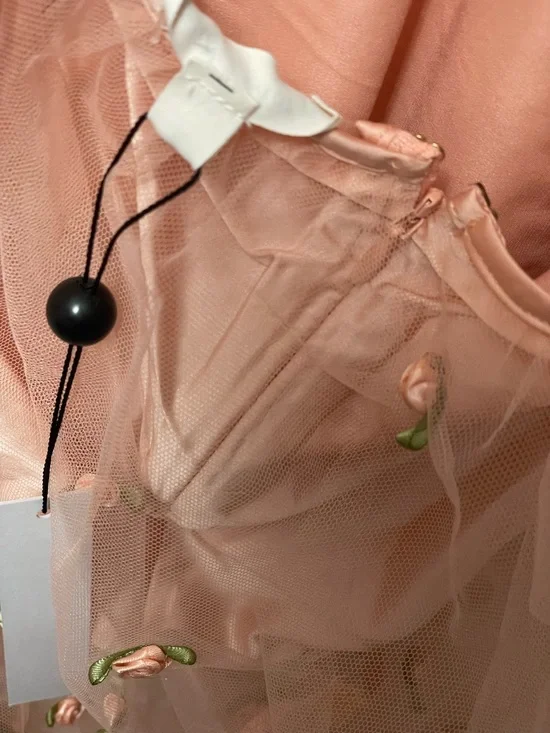 FOR LOVE AND LEMONS JASMINE ROSETTE MAXI DRESS SMALL - Picture 9 of 16